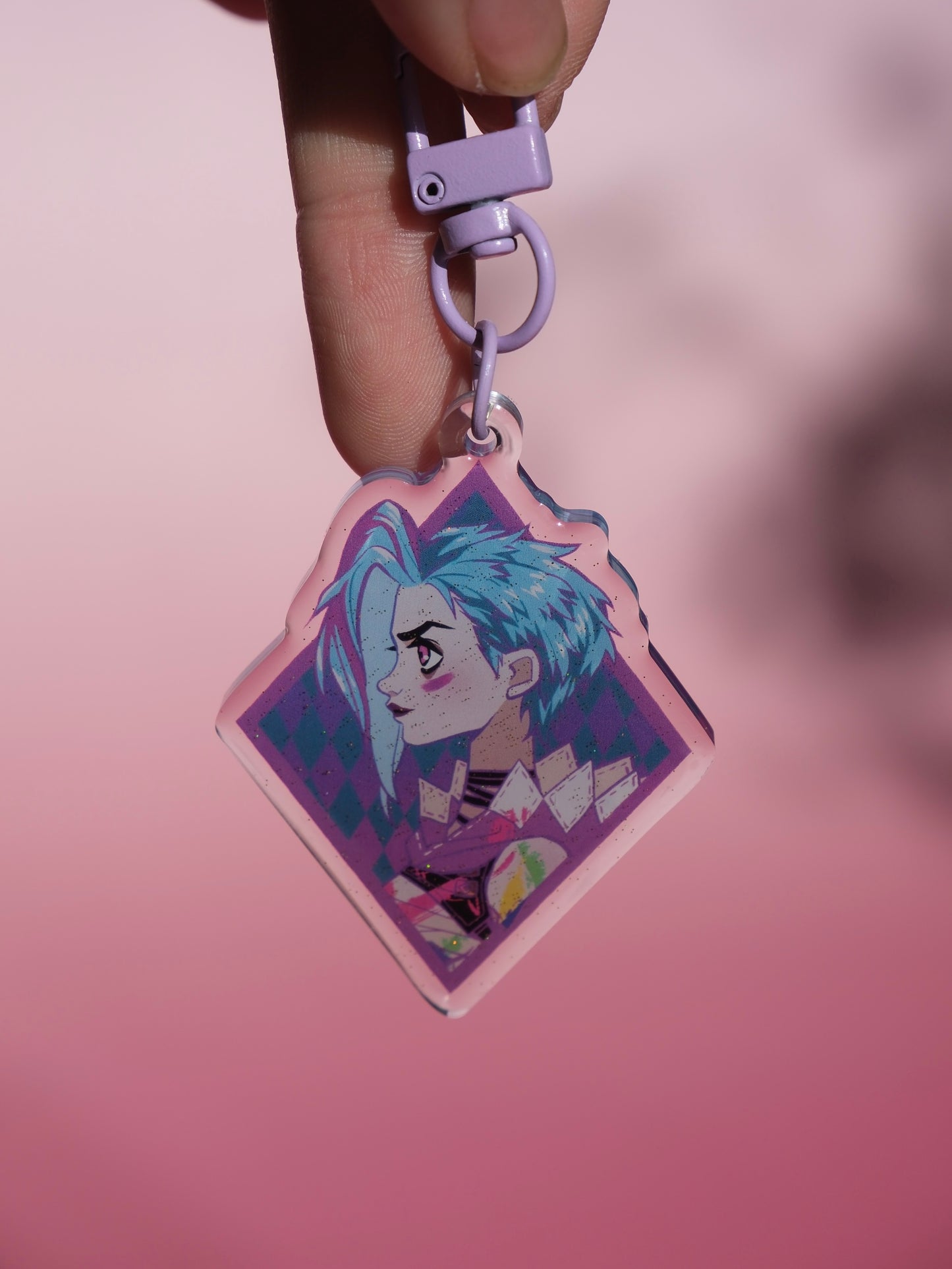 Arcane Final Jinx acrylic key charm