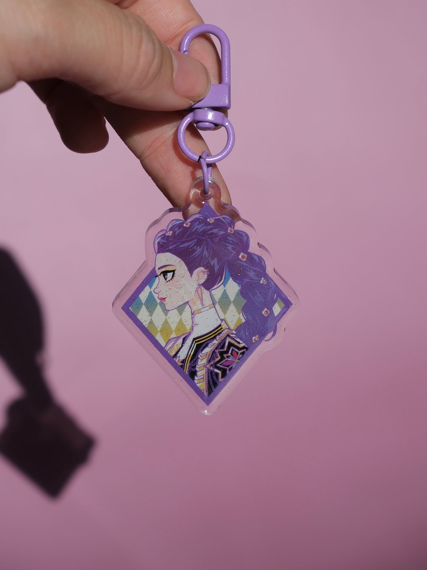 Kpop Demon Hunters Rumi acrylic key charm