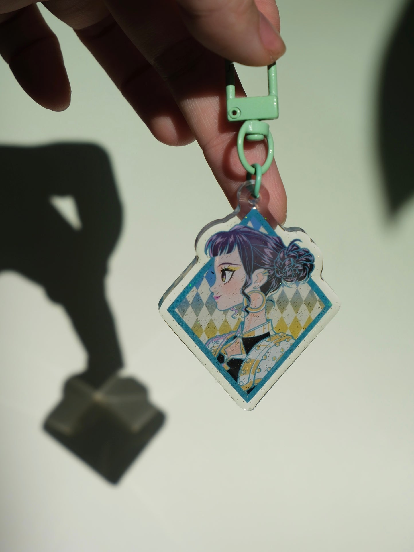 Kpop Demon Hunters Zoey acrylic key charm