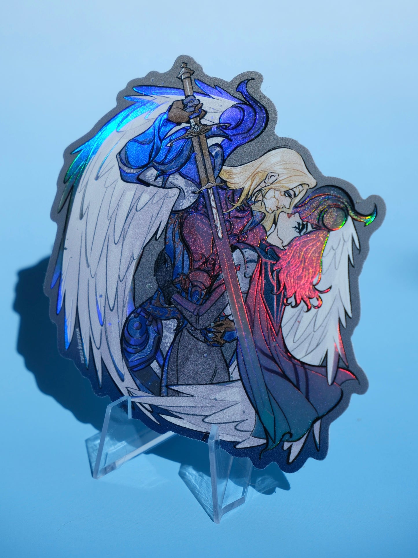 BG3 holographic sticker: Dame Aylin & Isobel