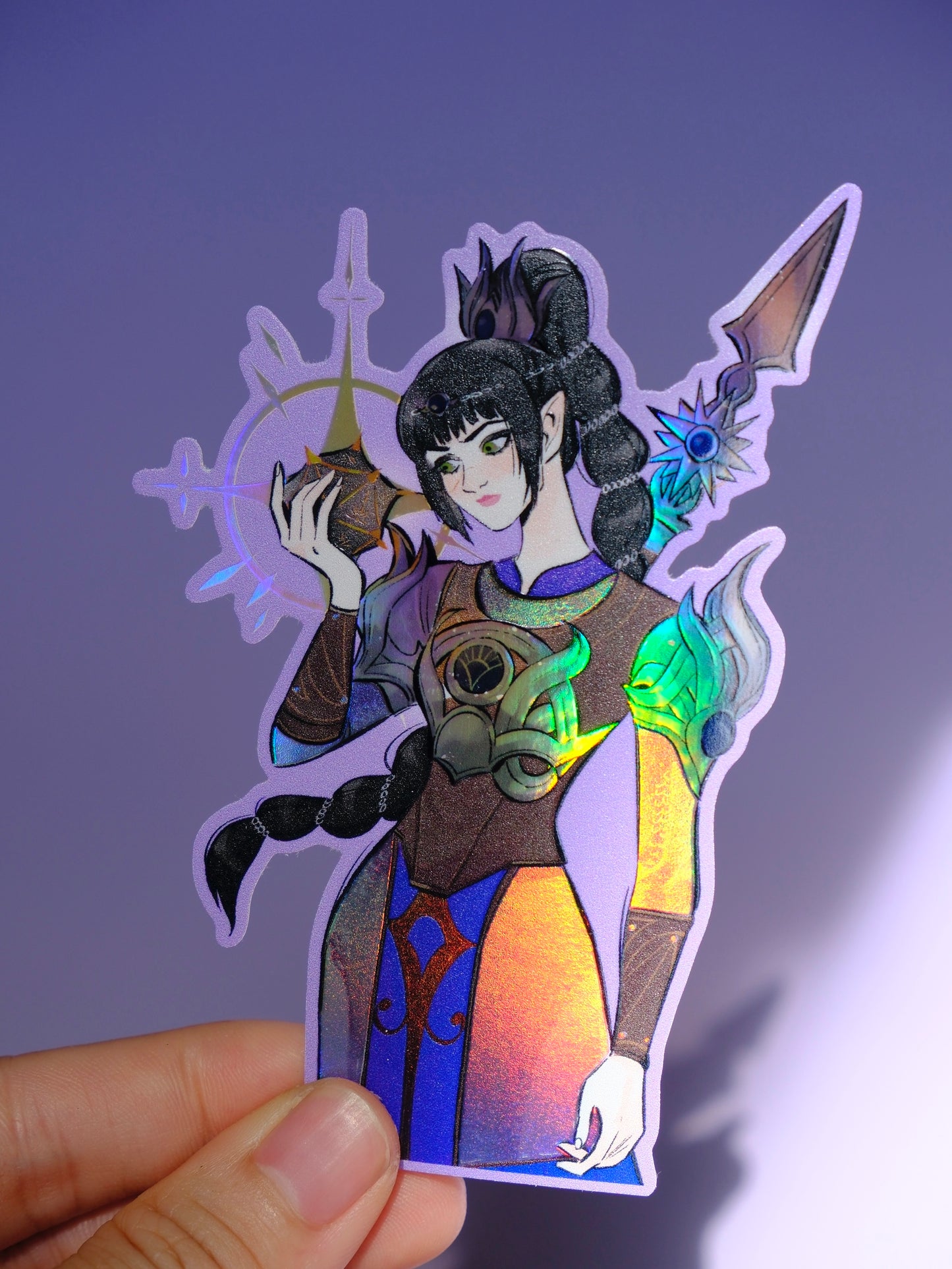 BG3 holographic sticker: Shadowheart