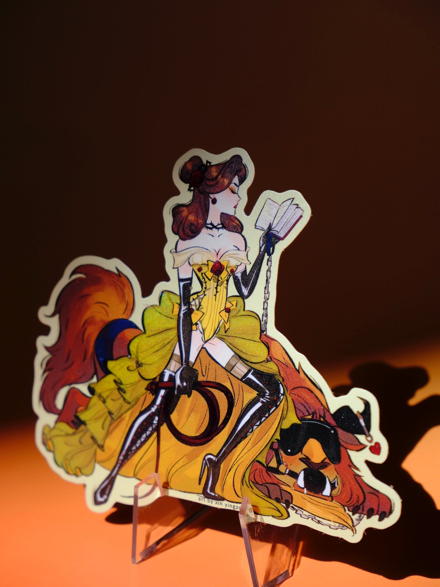 Bad Girls Club holographic sticker: Tamer Belle