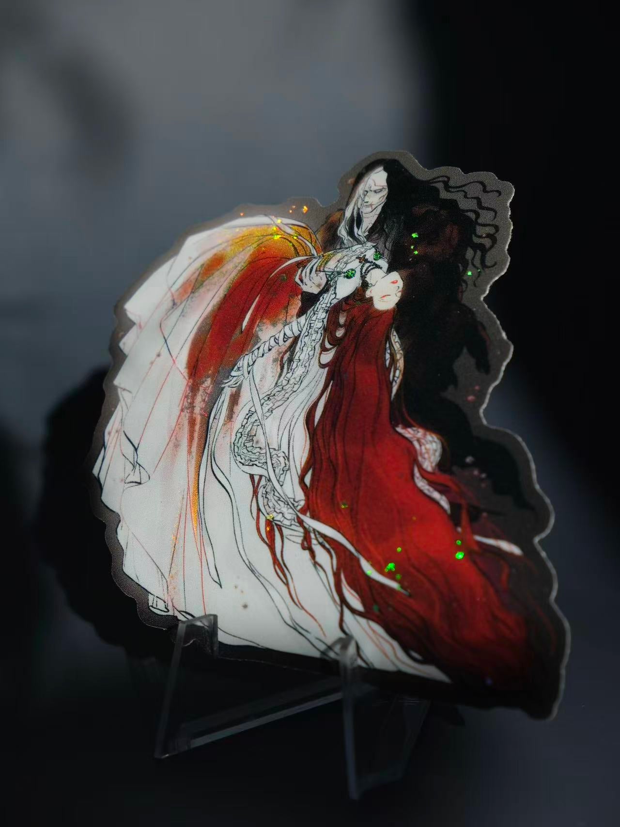 Frankenstein holographic sticker