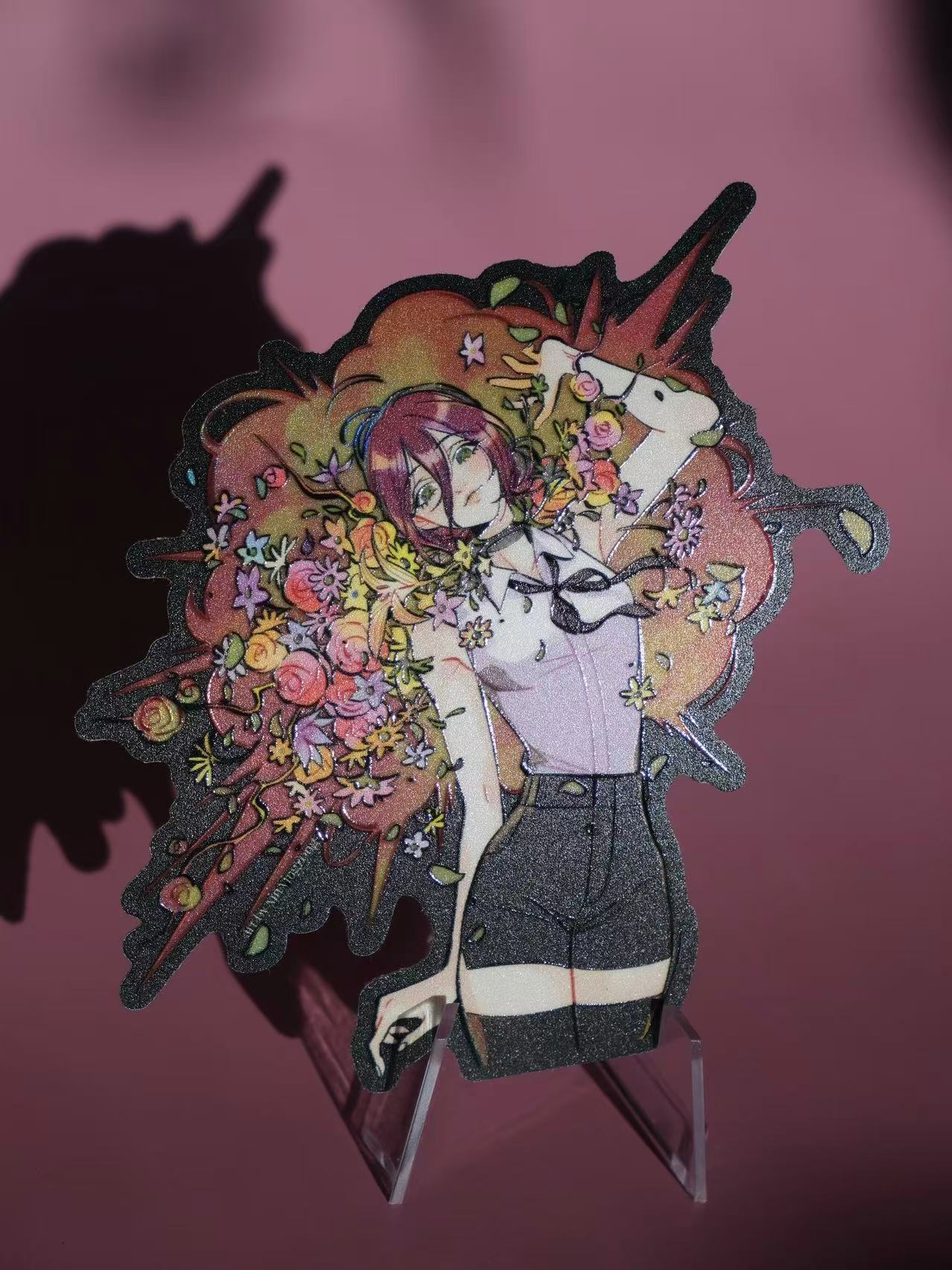 Chainsaw Man holographic sticker: Reze