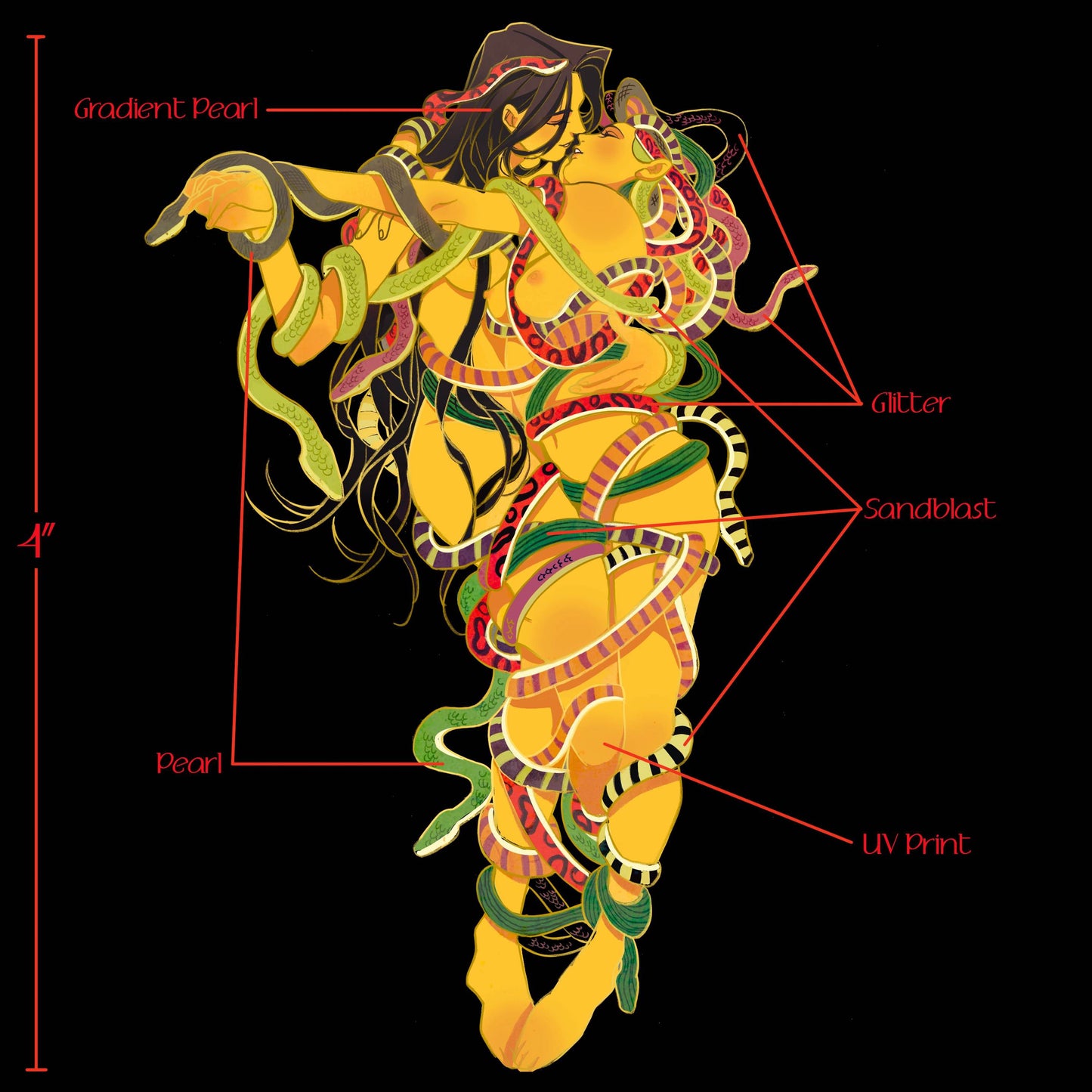 *PRE-SALE* The Blind Lady & Medusa - "The Lover"