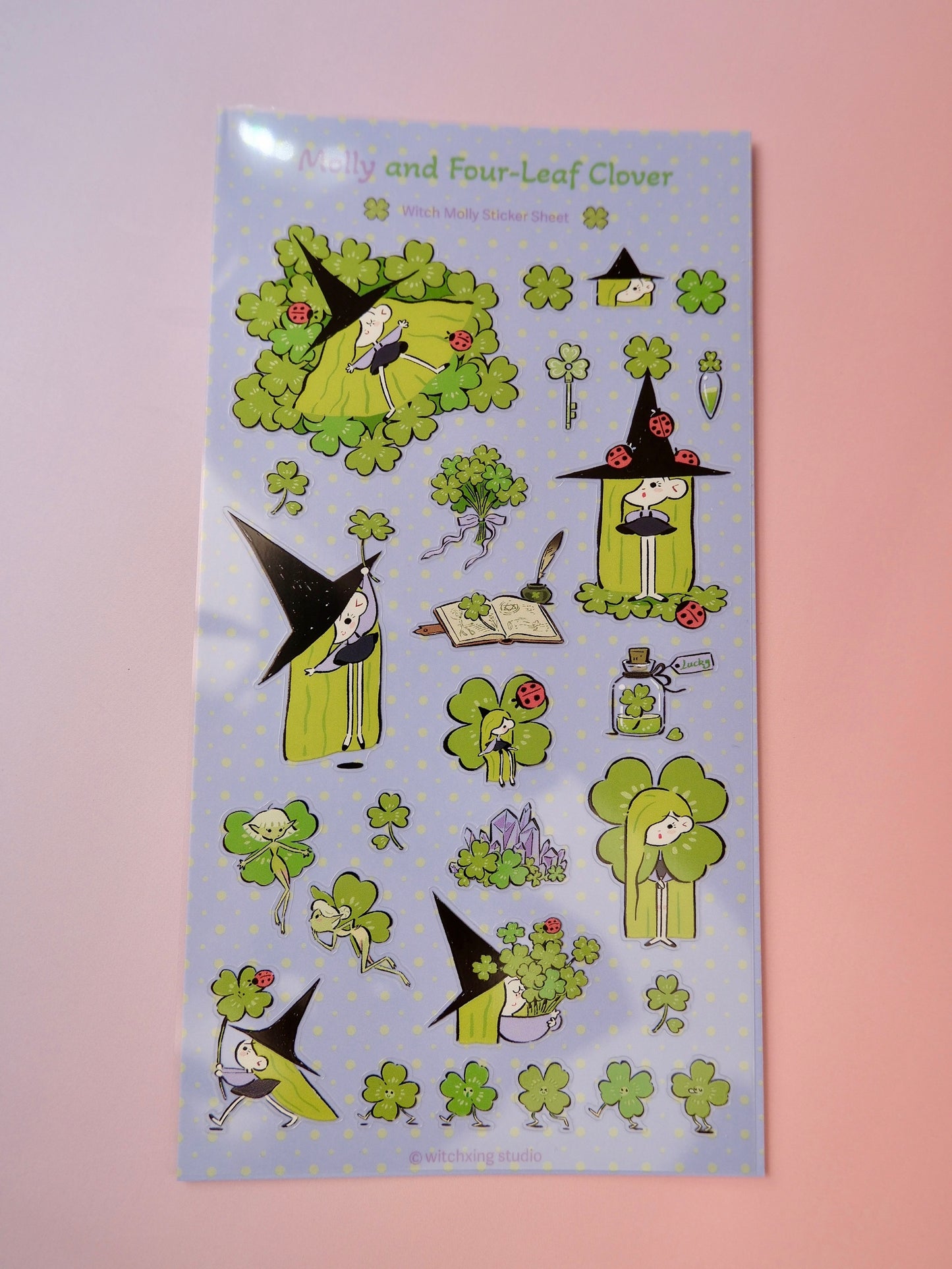*Stickersheet* Molly and Four-leaf Clover