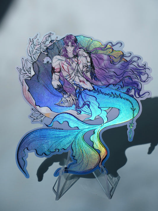 LADS holographic sticker: Sea God Rafayel
