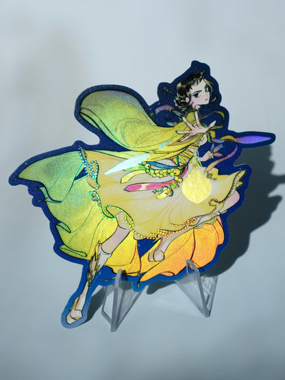 KPop Demon Hunters holographic sticker: Zoey