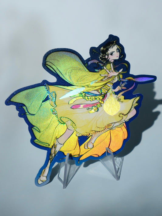 KPop Demon Hunters holographic sticker: Zoey