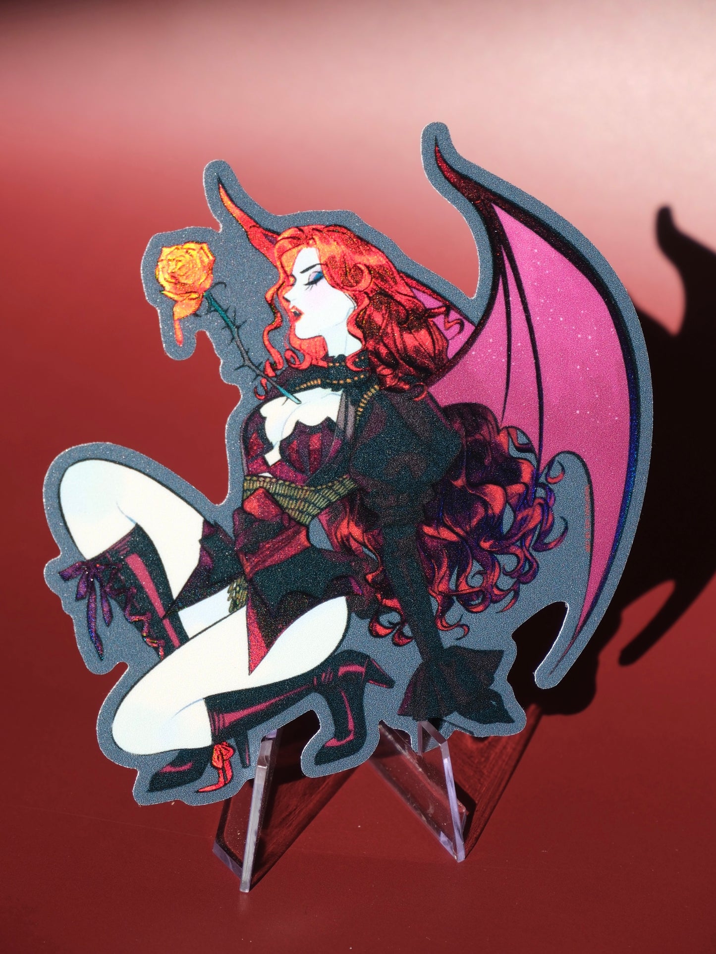 Singer Series holographic sticker: Vampire Chappell Roan