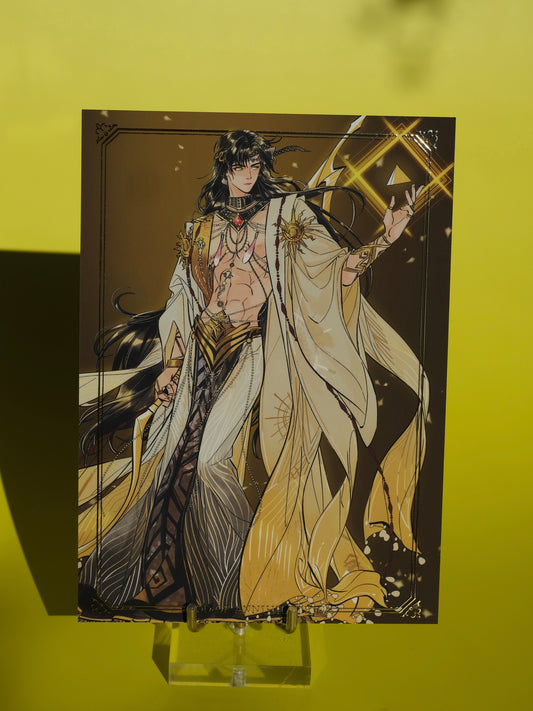 LADS Zayne Myth foiled post card