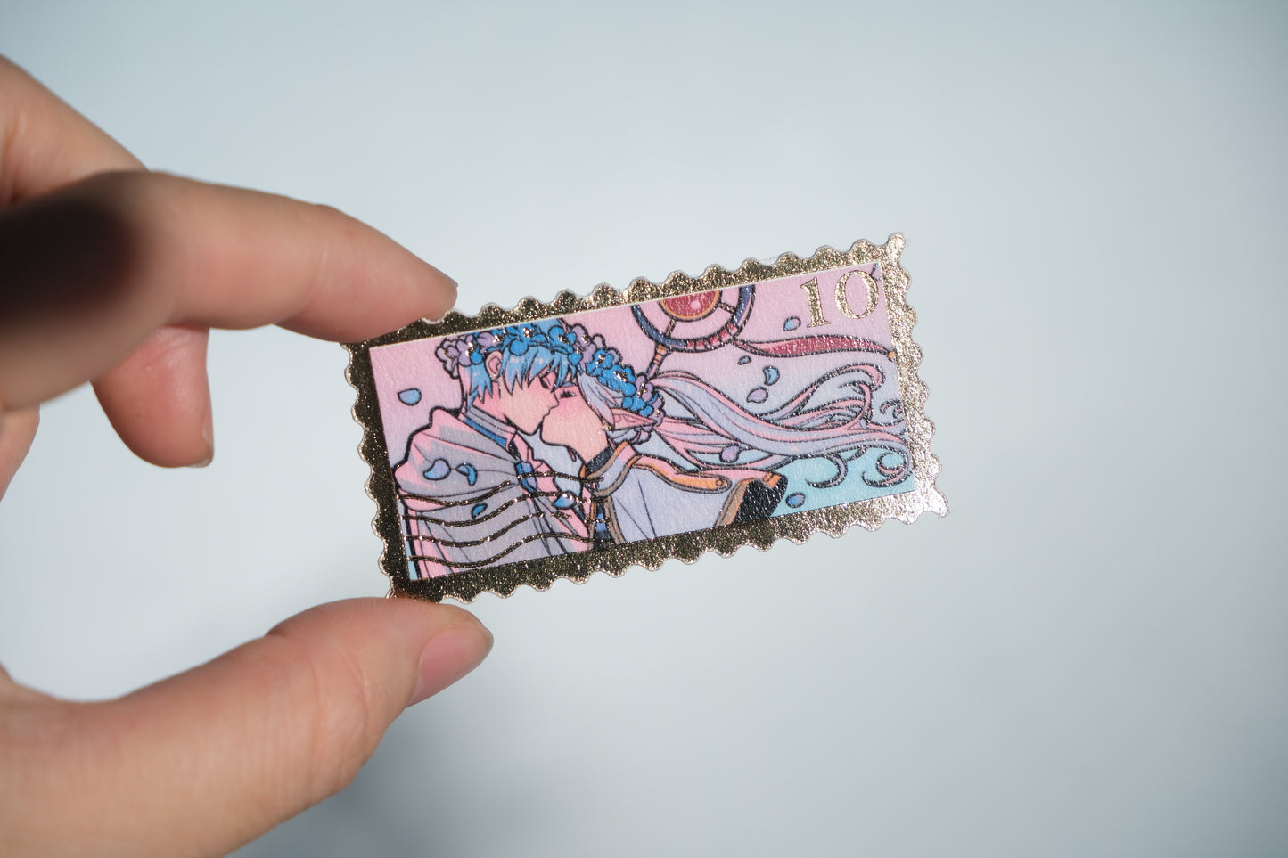 Frieren & Himmel 10 foiled stamp sticker