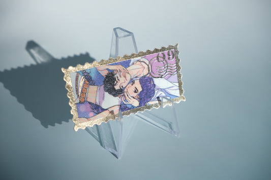 Remi & Jinu 09 foiled stamp sticker