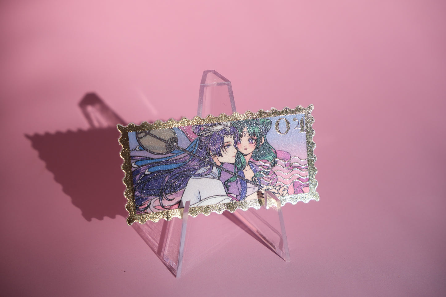 Maomao & Jinshi 04 foiled stamp sticker