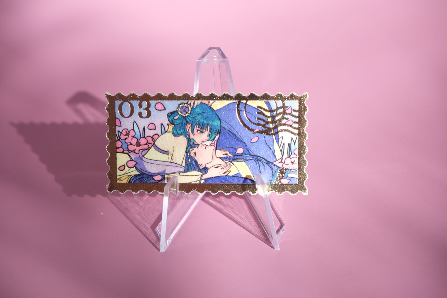 Maomao & Jinshi 03 foiled stamp sticker