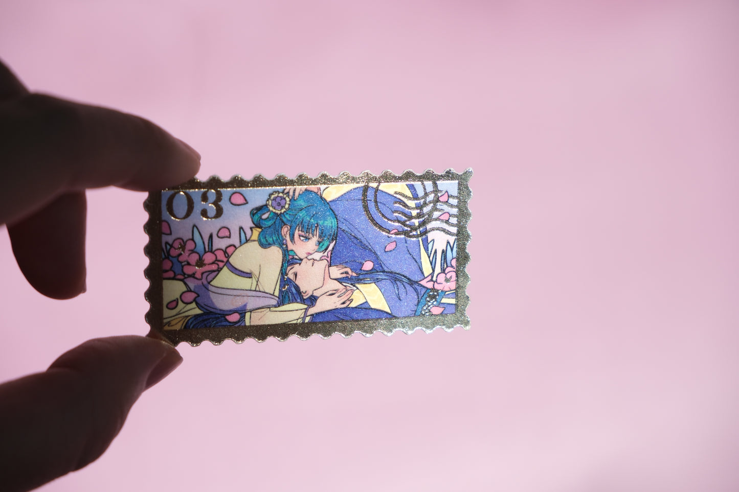 Maomao & Jinshi 03 foiled stamp sticker