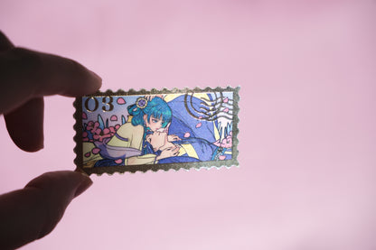 Maomao & Jinshi 03 foiled stamp sticker