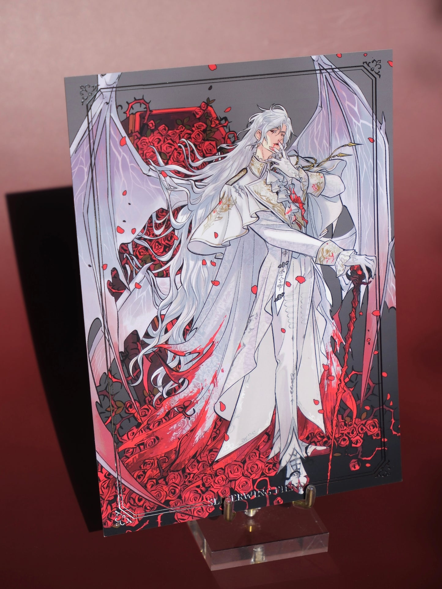 LADS Demon Sylus foiled post card