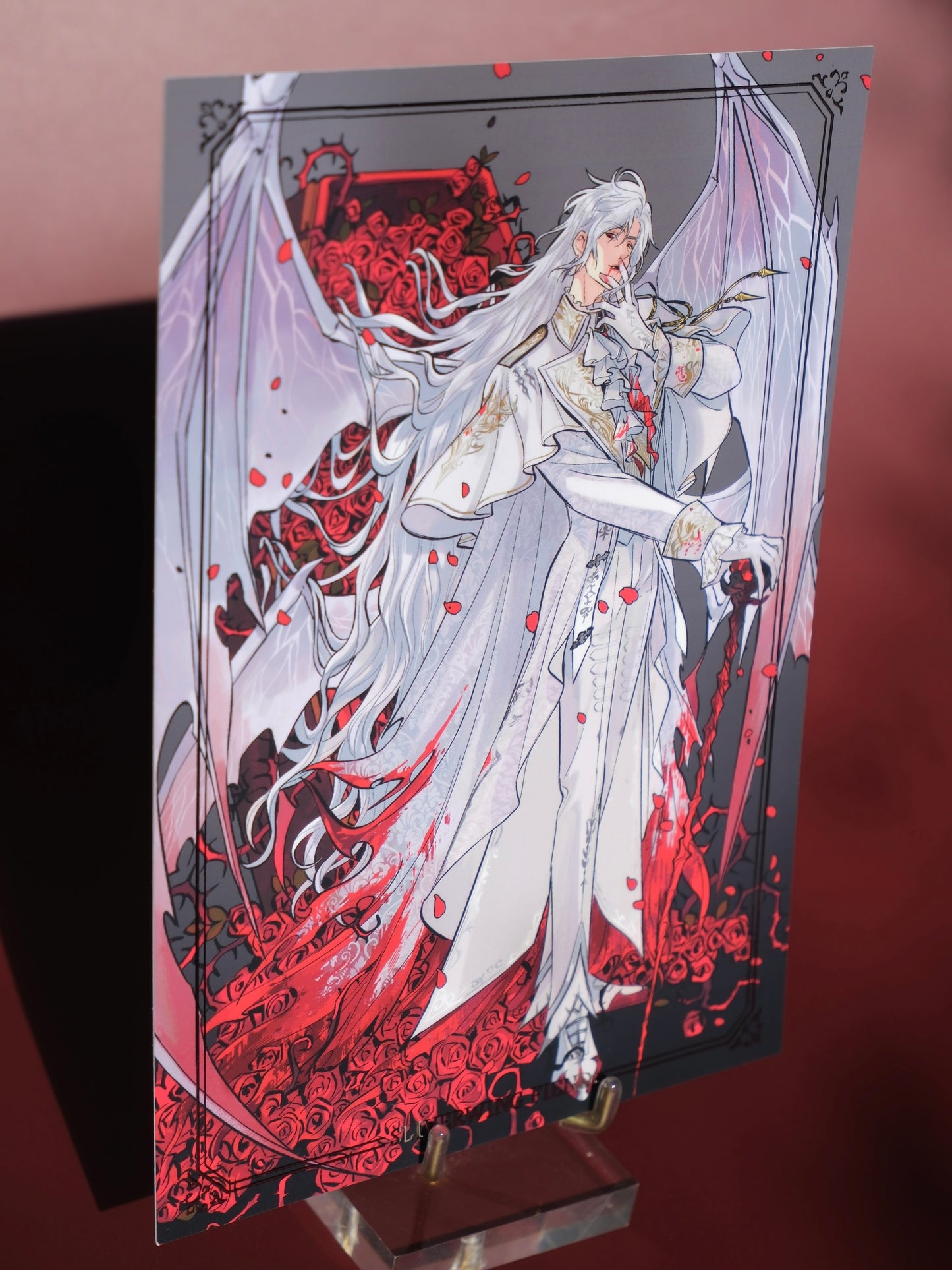 LADS Demon Sylus foiled post card