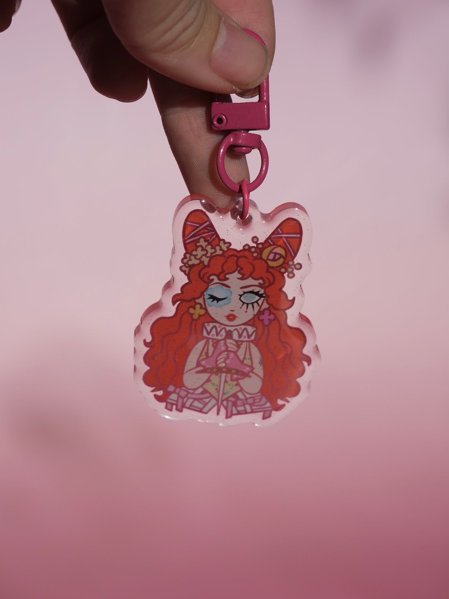 Chappell Roan Dolls Kill acrylic key charm