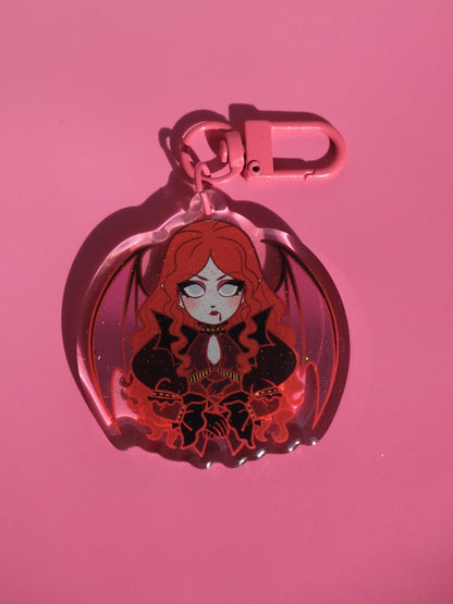 Chappell Roan Vampire acrylic key charm