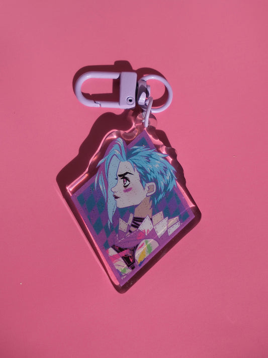 Arcane Final Jinx acrylic key charm