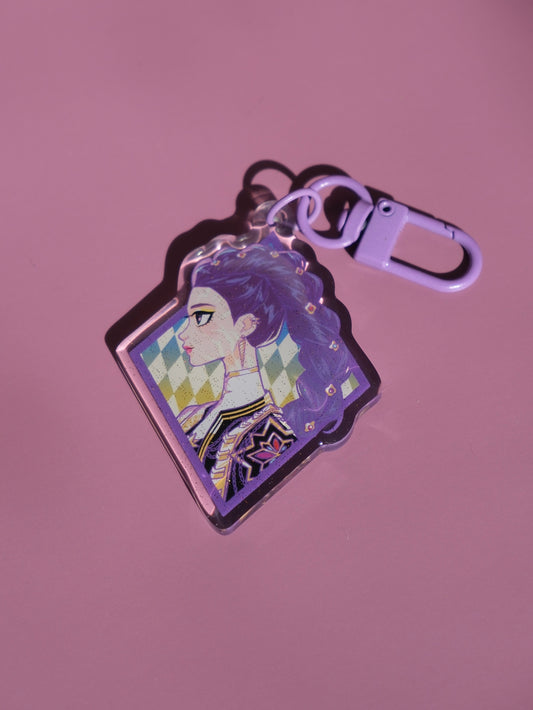 Kpop Demon Hunters Rumi acrylic key charm