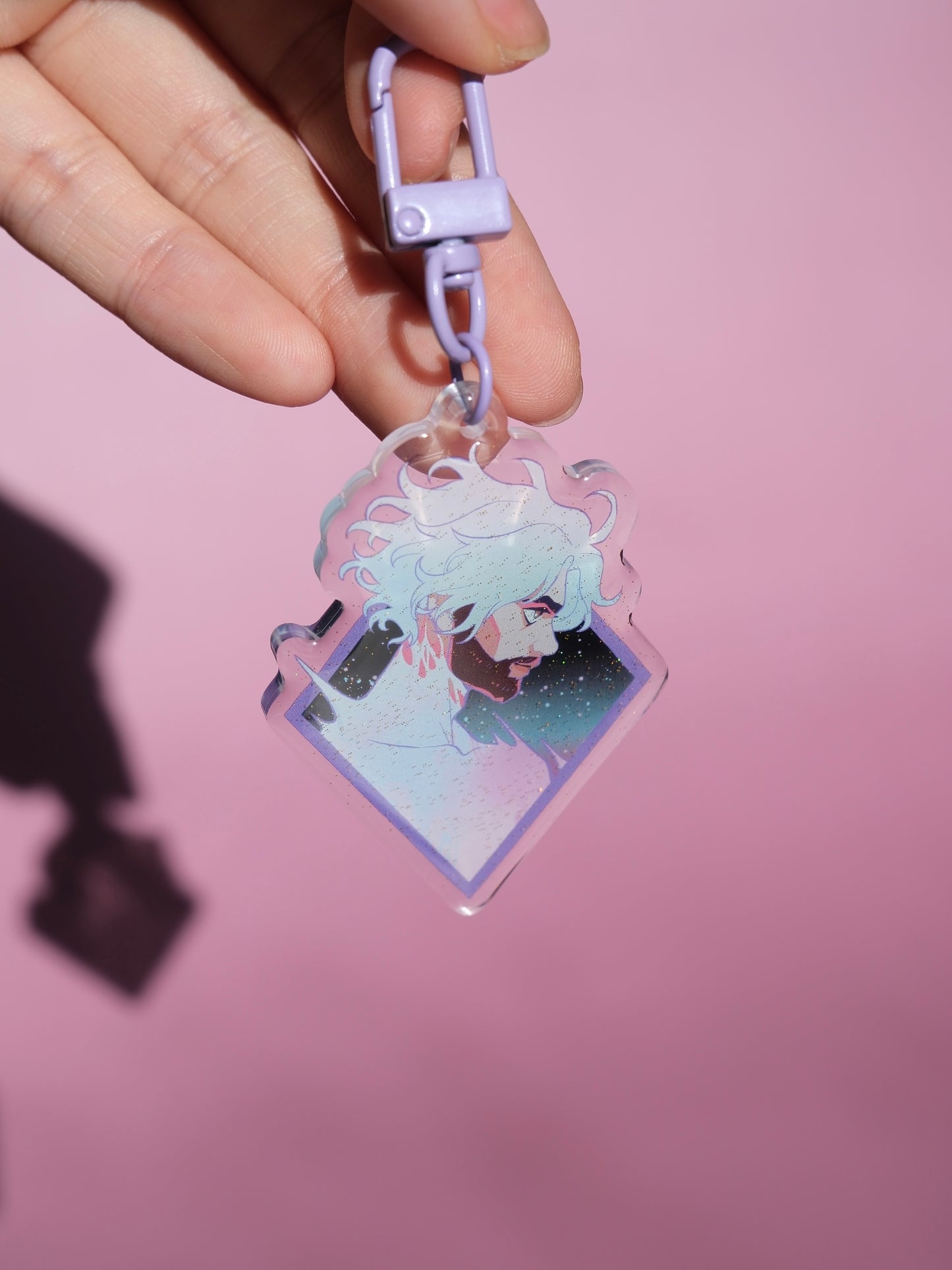 Arcane Cosmic Jayce acrylic key charm