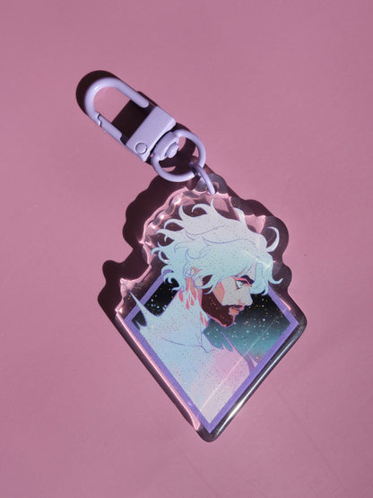 Arcane Cosmic Jayce acrylic key charm