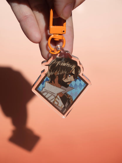 Arcane Jayce acrylic key charm