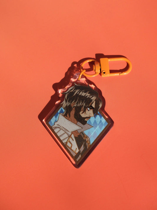 Arcane Jayce acrylic key charm