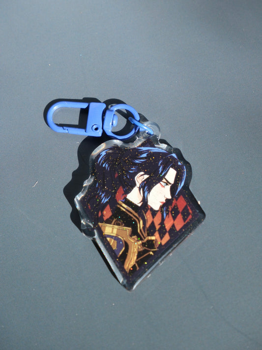 Arcane Ponytail Caitlyn acrylic key charm