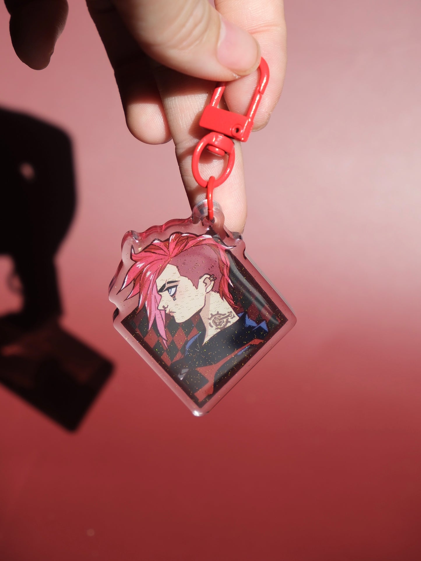 Arcane Vi acrylic key charm