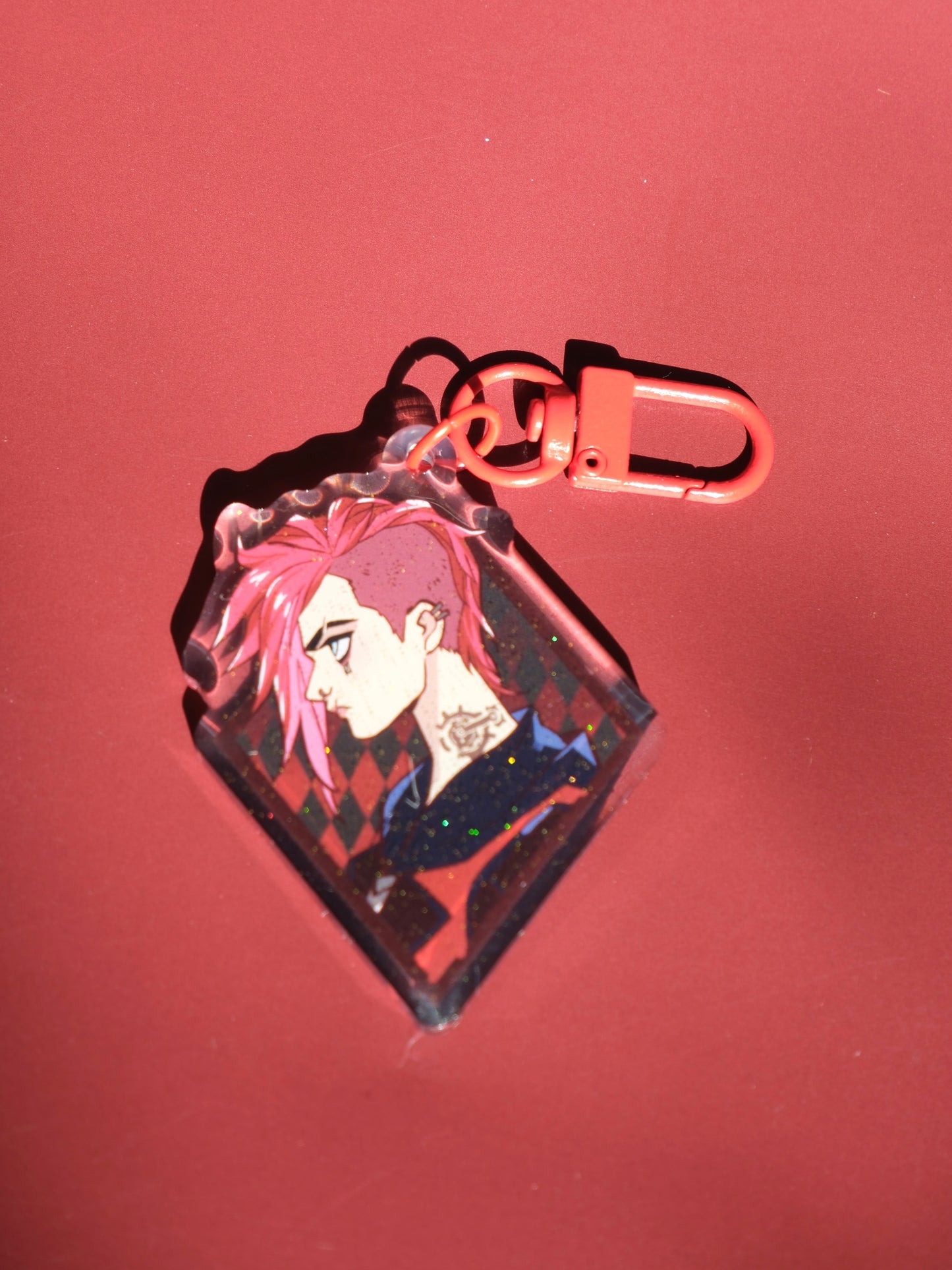Arcane Vi acrylic key charm