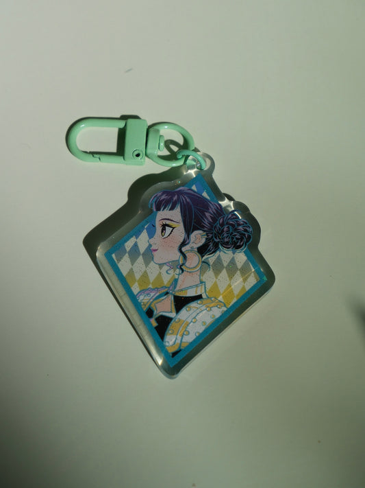 Kpop Demon Hunters Zoey acrylic key charm