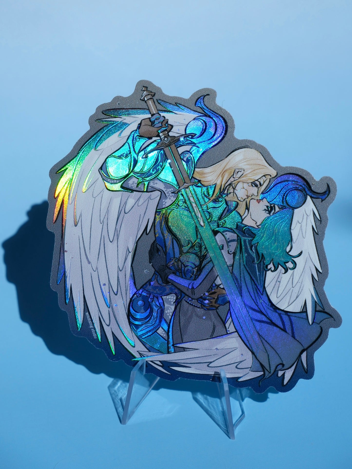 BG3 holographic sticker: Dame Aylin & Isobel