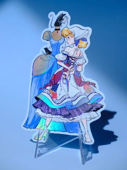 Bad Girls Club holographic sticker: Assasinderella