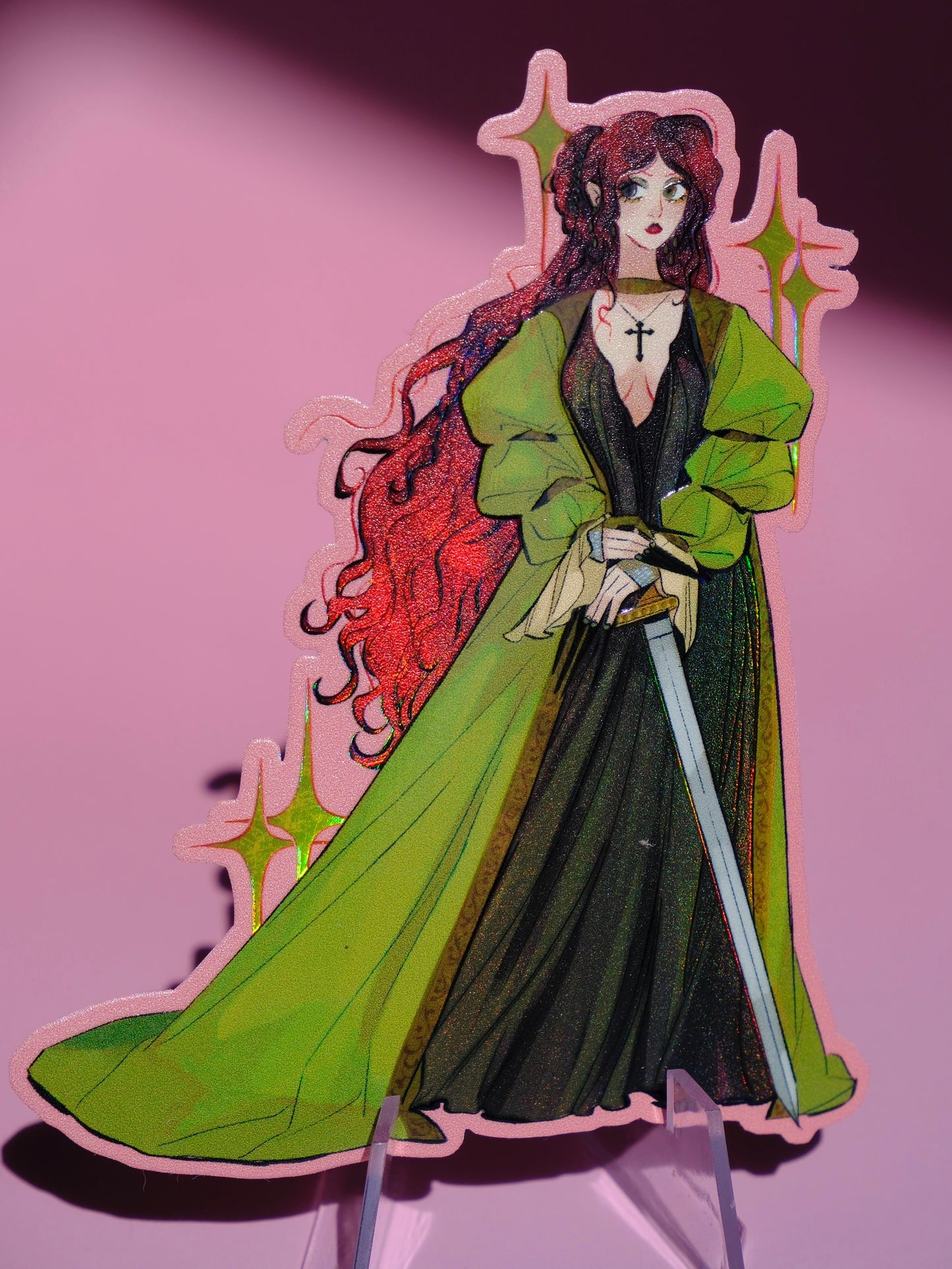 Singer Series holographic sticker: Chappell Roan - Red Carpet