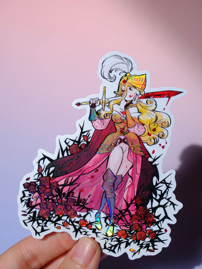 Bad Girls Club holographic sticker: Aurora