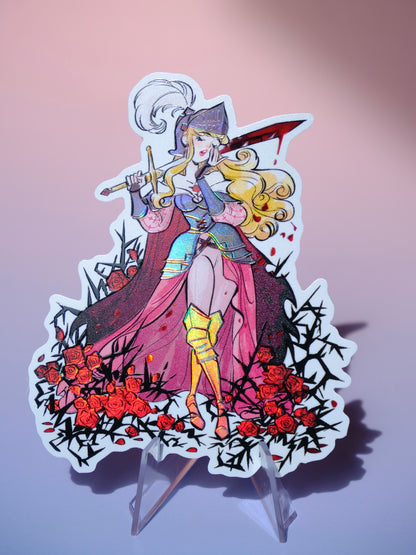 Bad Girls Club holographic sticker: Aurora