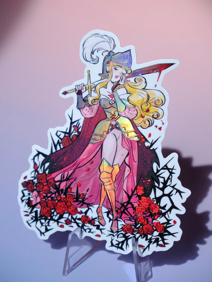 Bad Girls Club holographic sticker: Aurora