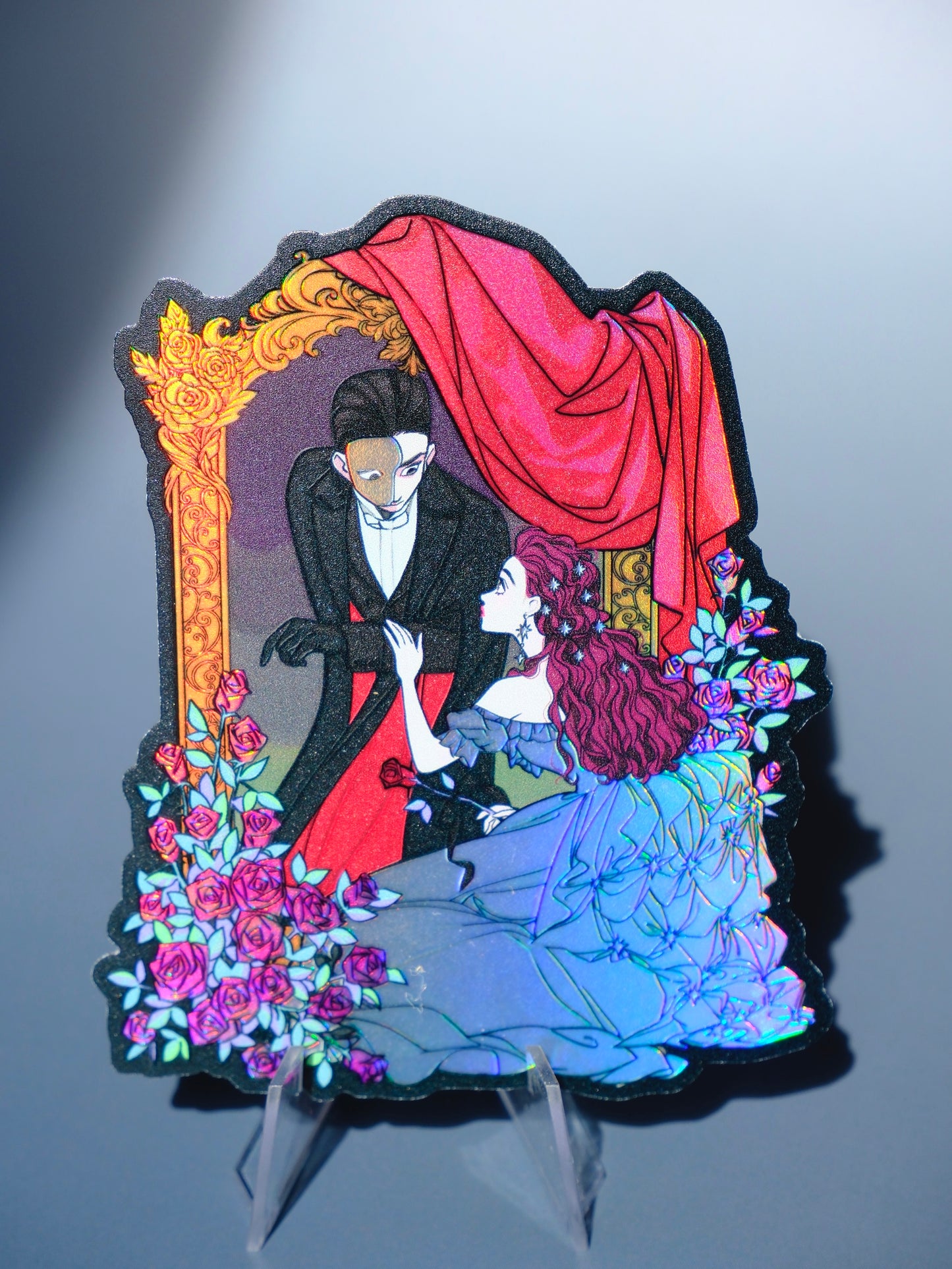 The Phantom of the Opera holographic sticker