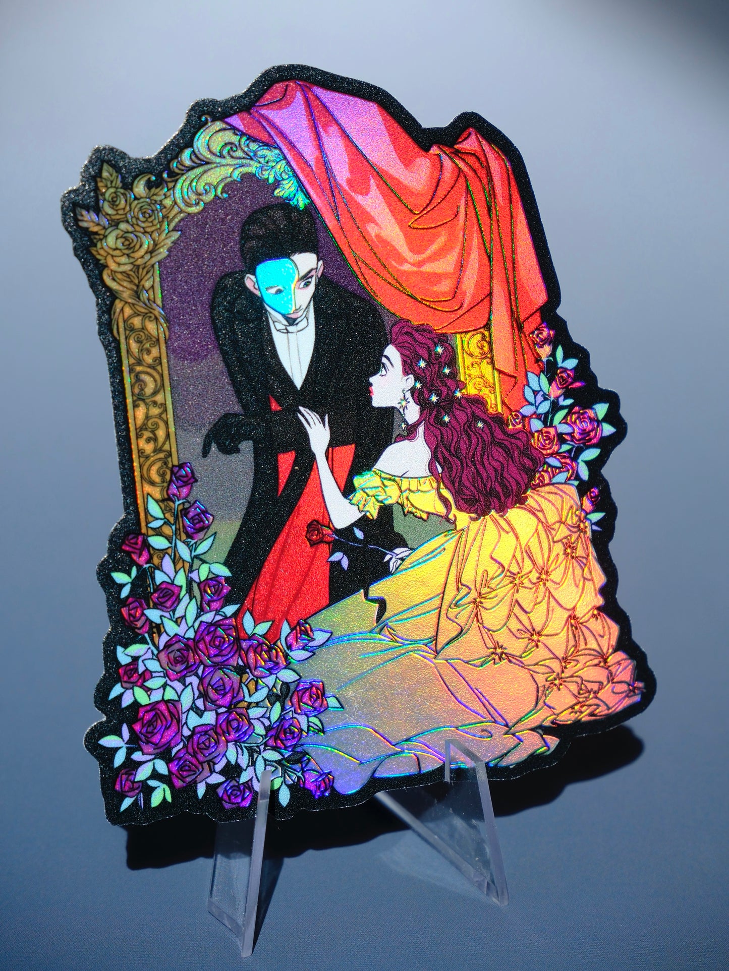 The Phantom of the Opera holographic sticker