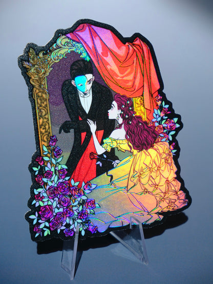 The Phantom of the Opera holographic sticker