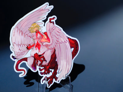 Dungeon Meshi holographic sticker: Chimera Falin