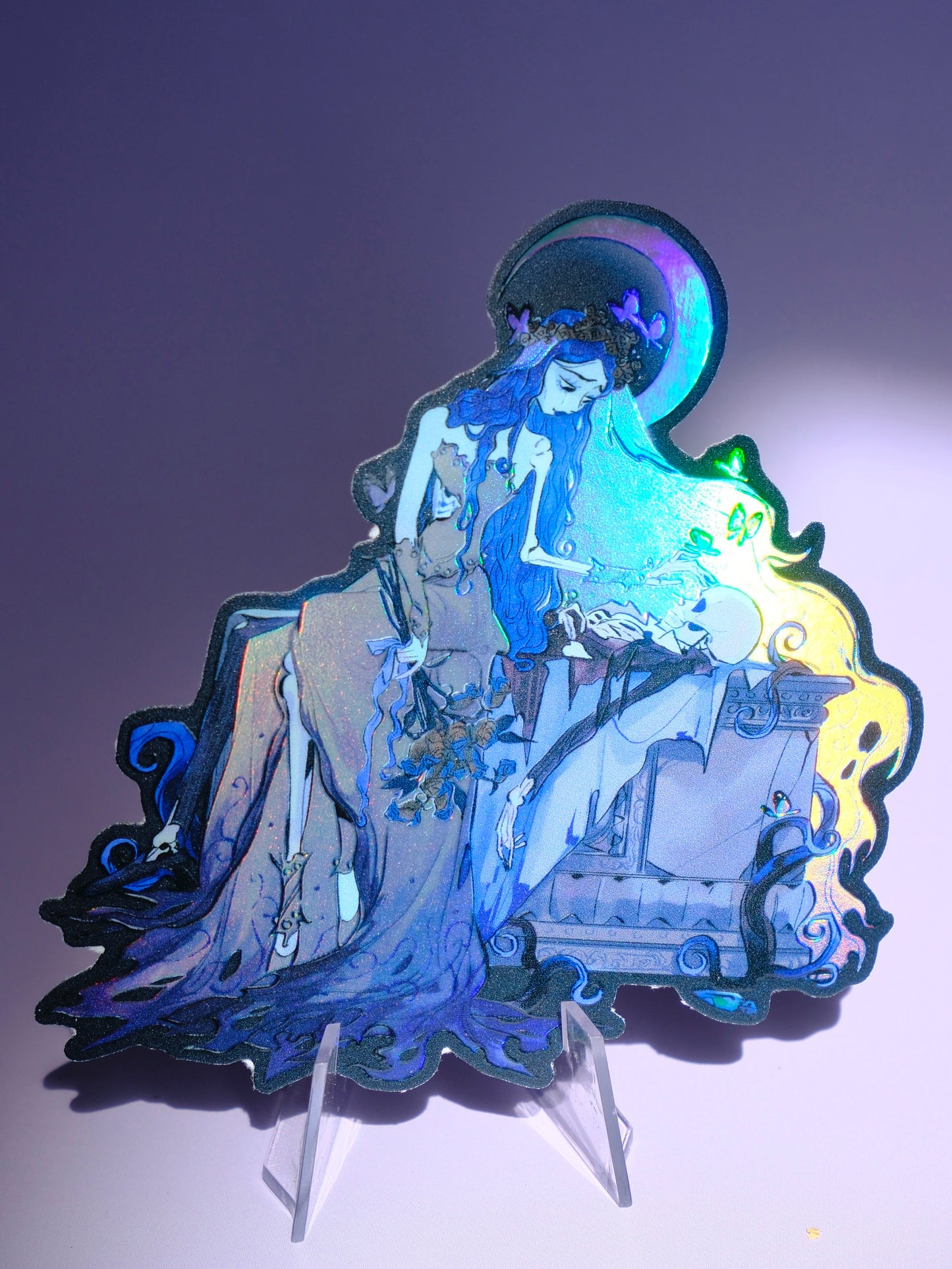 Bad Girls Club holographic sticker: the Corpse Widow