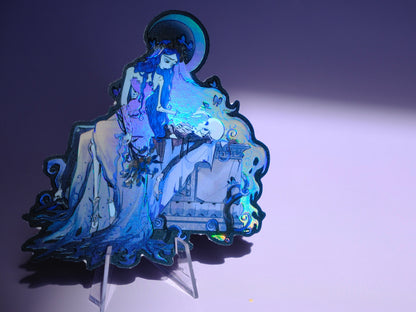 Bad Girls Club holographic sticker: the Corpse Widow