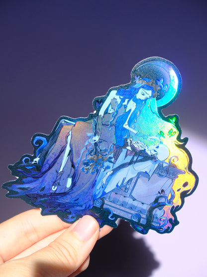 Bad Girls Club holographic sticker: the Corpse Widow