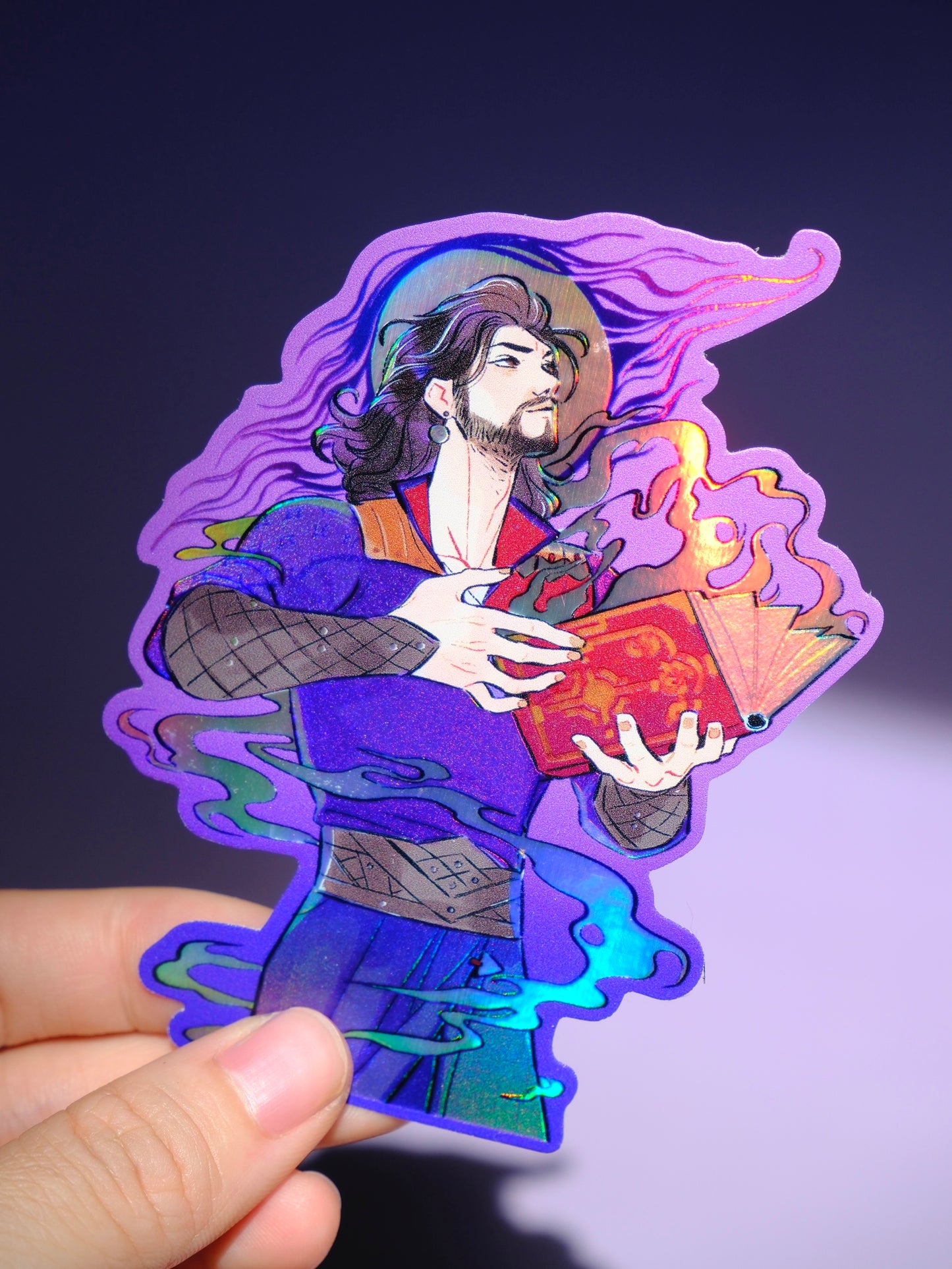 BG3 holographic sticker: Gale