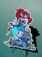 Bad Girls Club holographic sticker: Siren Ariel
